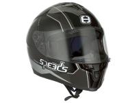 Helm Speeds Integral Race II Graphic schwarz / titanium / silber