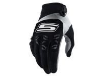 Handschuhe MX S-Line homologiert, schwarz / weiß - Größe M