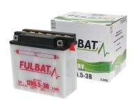 Batterie Fulbat 12N5,5-3B DRY inkl. Säurepack