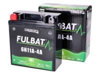 Batterie Fulbat 6N11A-4A 6V 11Ah GEL für Simson S50, S51, SR50, SR80, MZ TS, ES, ETS