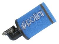 Luftfilter Polini Evolution 38mm 90° blau