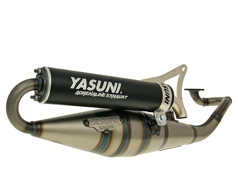Yasuni Scooter Z Auspuff, schwarz (Minarelli)