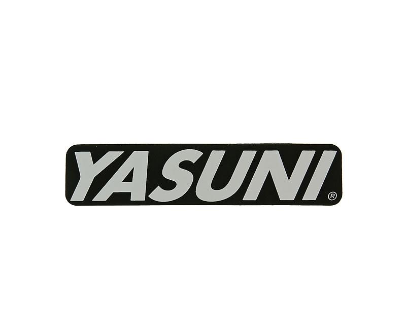 Endschalldämpfer-Aufkleber 110x25mm YASUNI
