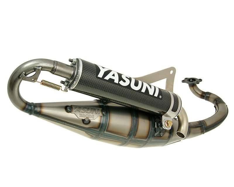 Yasuni Scooter R Carbon Auspuff für Peugeot, Derbi