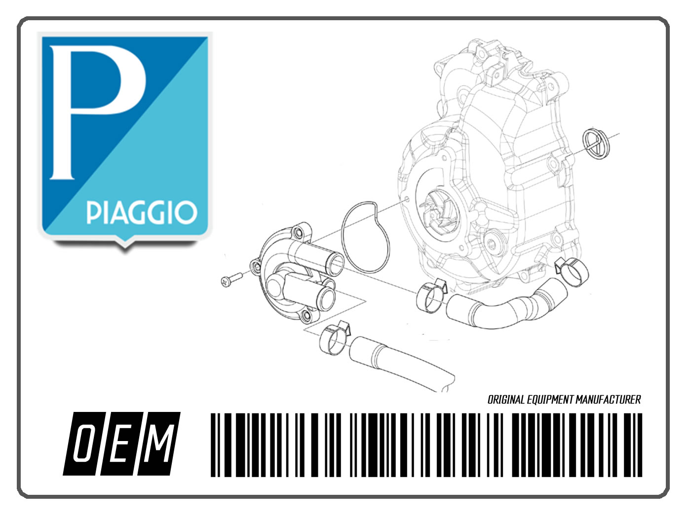 Piaggio 240166 Teller Sitzbankbolzen PX