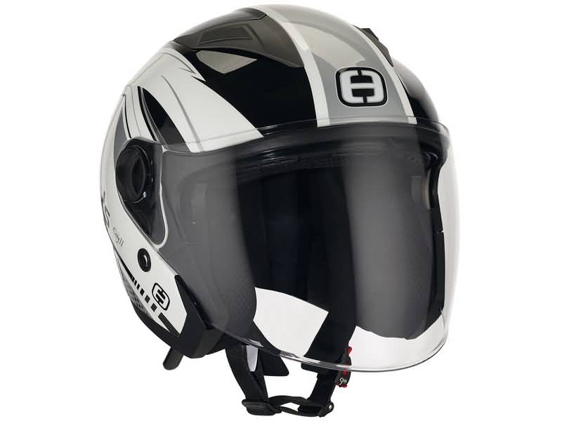 Speeds Jet City II Helm XL weiß/silber