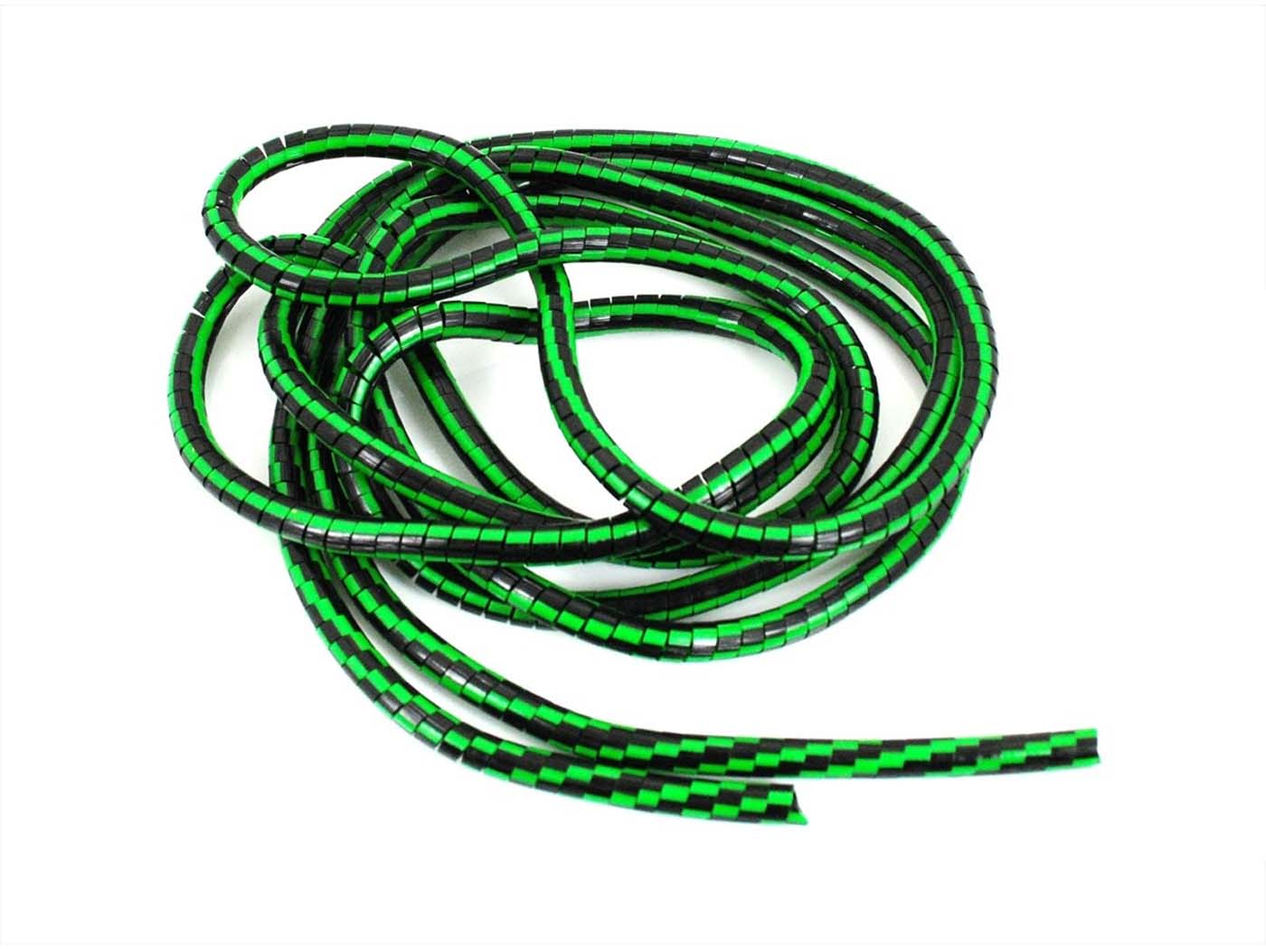 Seilzug Hülle Länge 200cm Durchmesser 5-8mm Farbe Schwarz/Grün für Mof