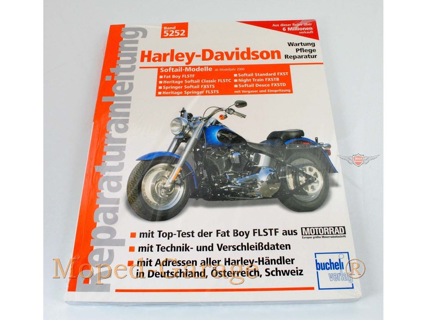 Technische Anleitung für Harley Davidson Fat Boy FLSTF, Heritage Softa