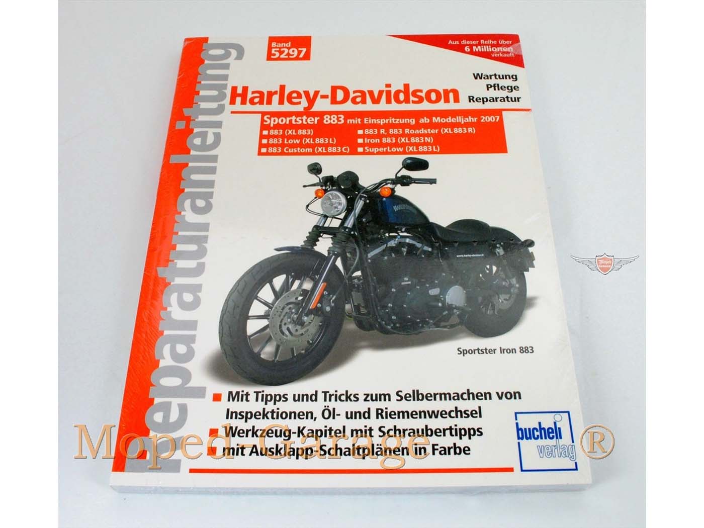 Technische Anleitung für Harley Davidson Sportster XL 883, Low, Custom