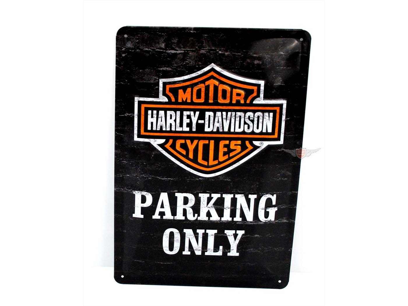Schild Blech Hoch 300mm breit 200mm Kräftige Farben für Harley