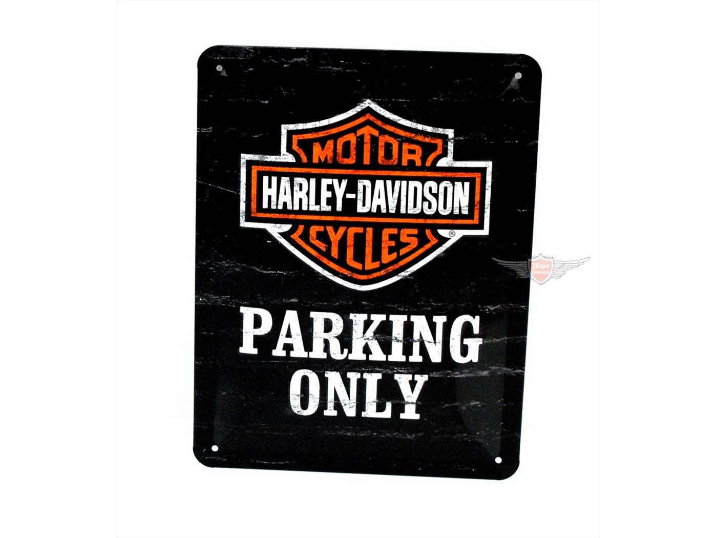 Blech Schild Hoch ca. 200mm breit ca. 150mm Kräftige Farben für Harley