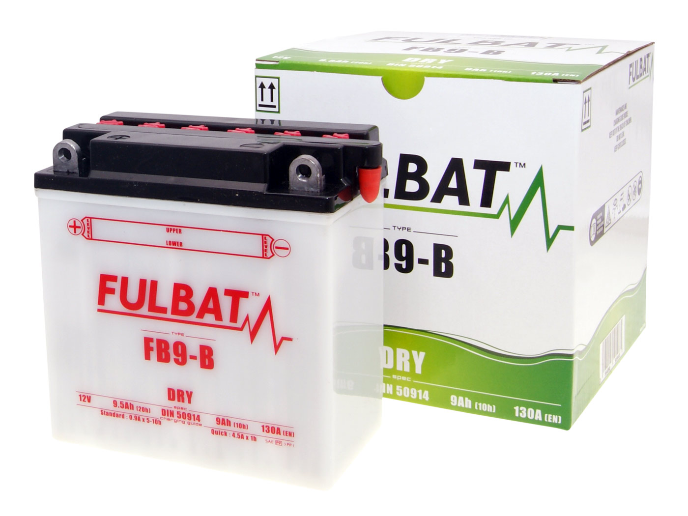 Fulbat FB9-B Batterie inkl. Säurepack