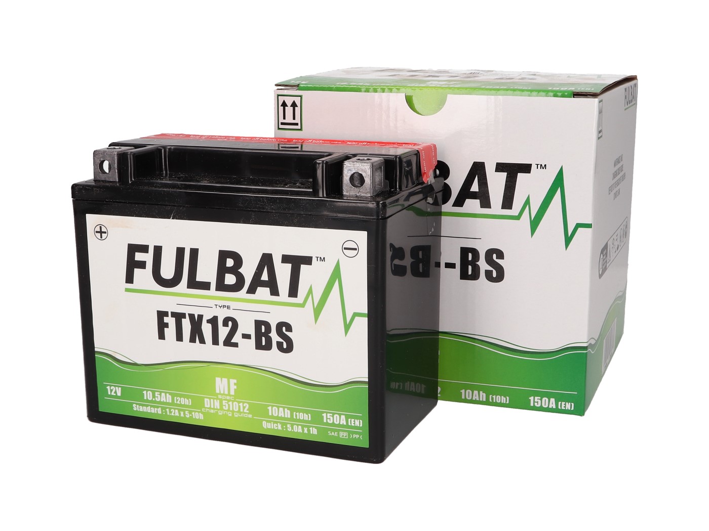 Fulbat FTX12-BS MF Batterie