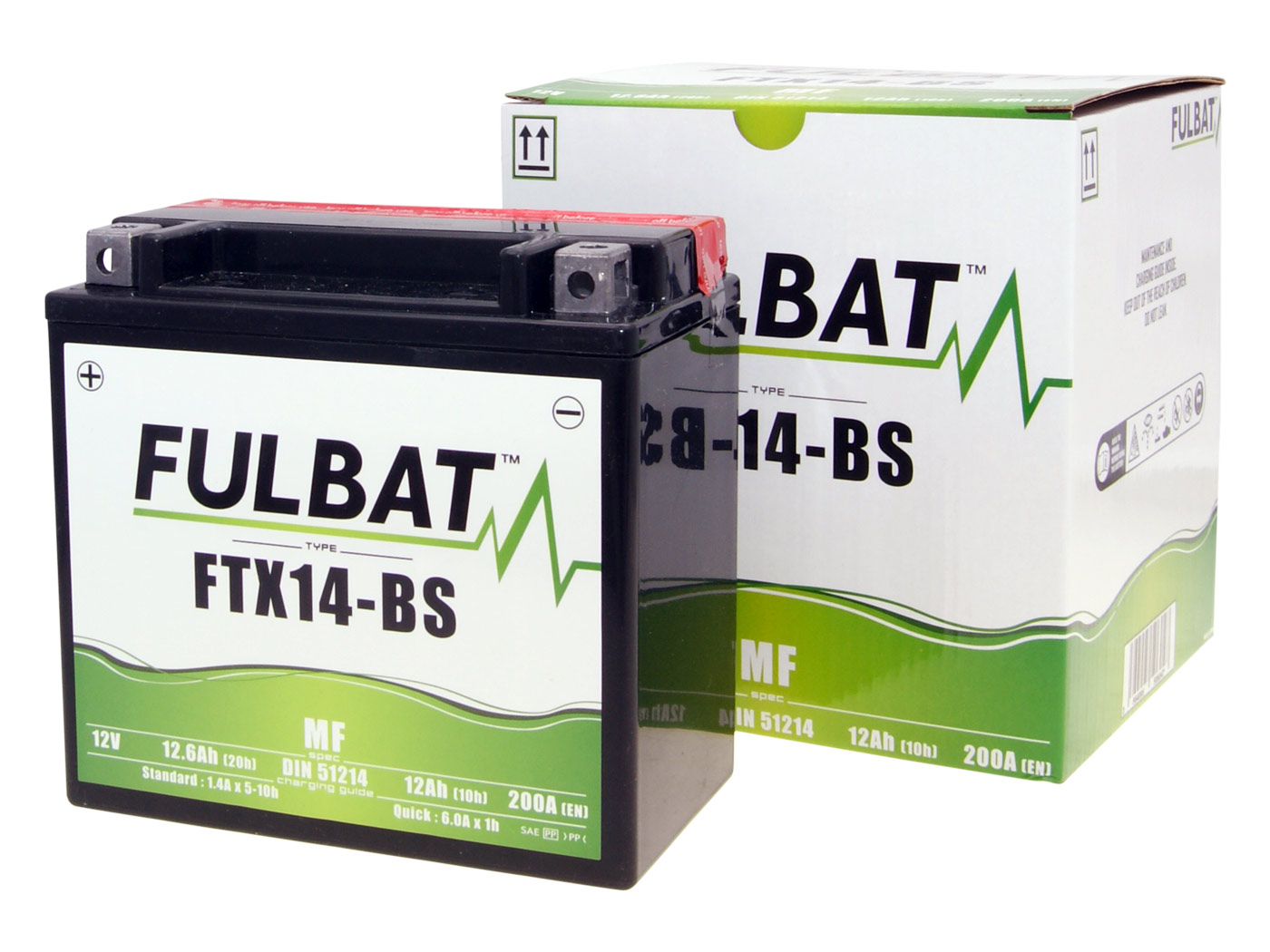 Fulbat FTX14-BS MF Batterie