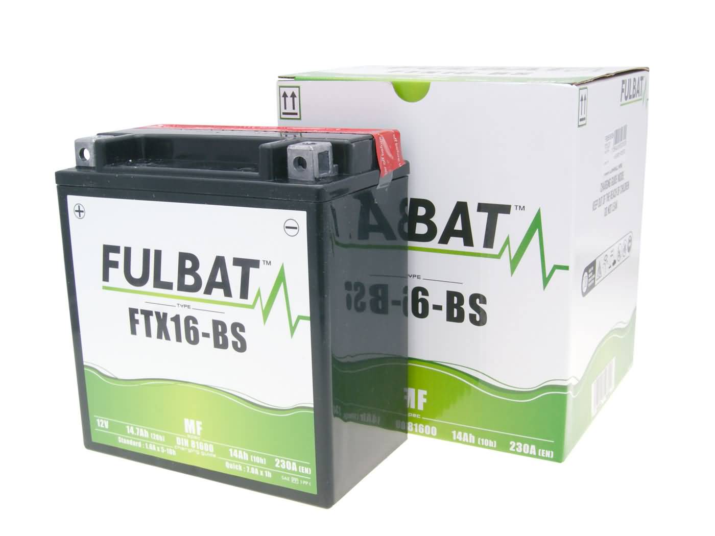 Fulbat FTX16-BS MF Batterie