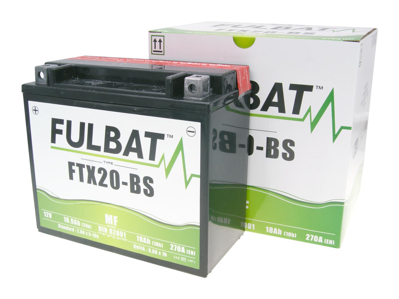 Fulbat FTX20-BS MF Batterie