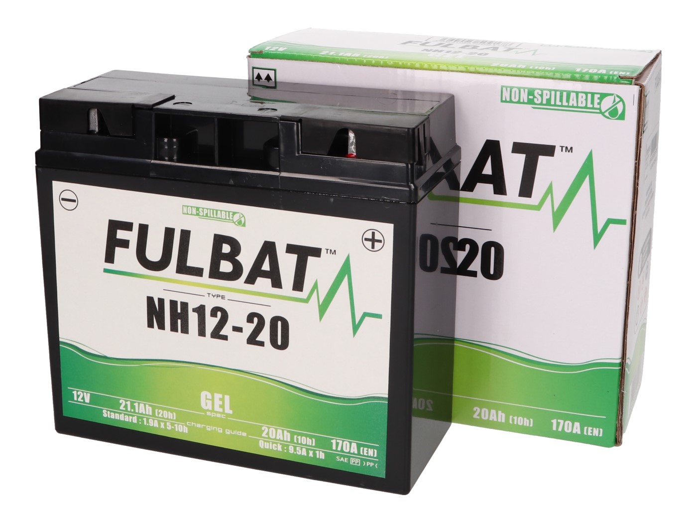 Fulbat NH12-20, NH12-18, 51913 GEL Batterie