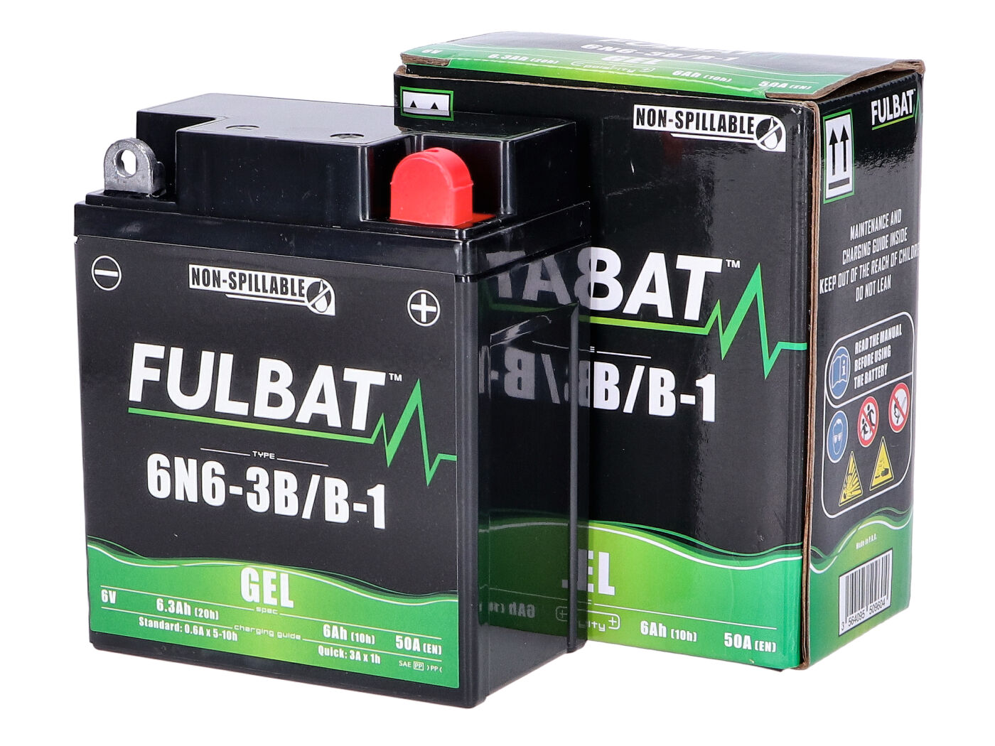 Fulbat 6N6-3B/B-1 GEL Batterie