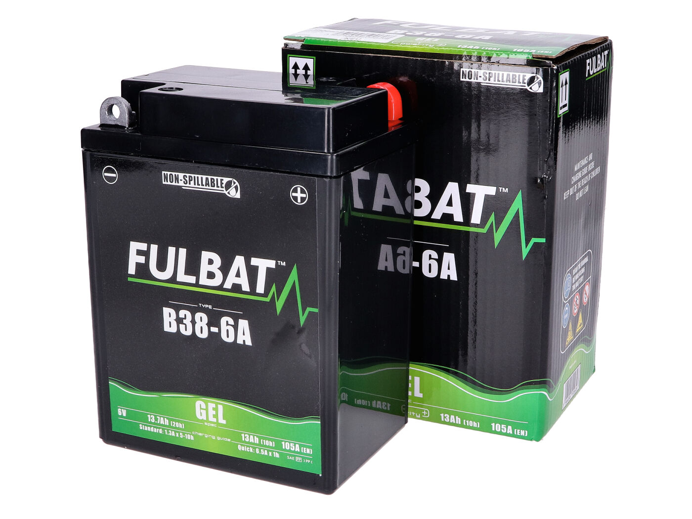 Fulbat B38-6A GEL Batterie