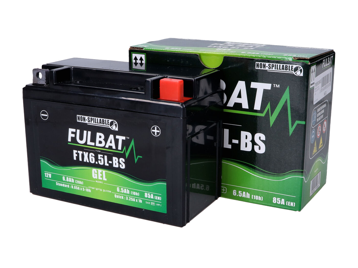 Batterie Fulbat FTX6.5L-BS GEL 6,5Ah