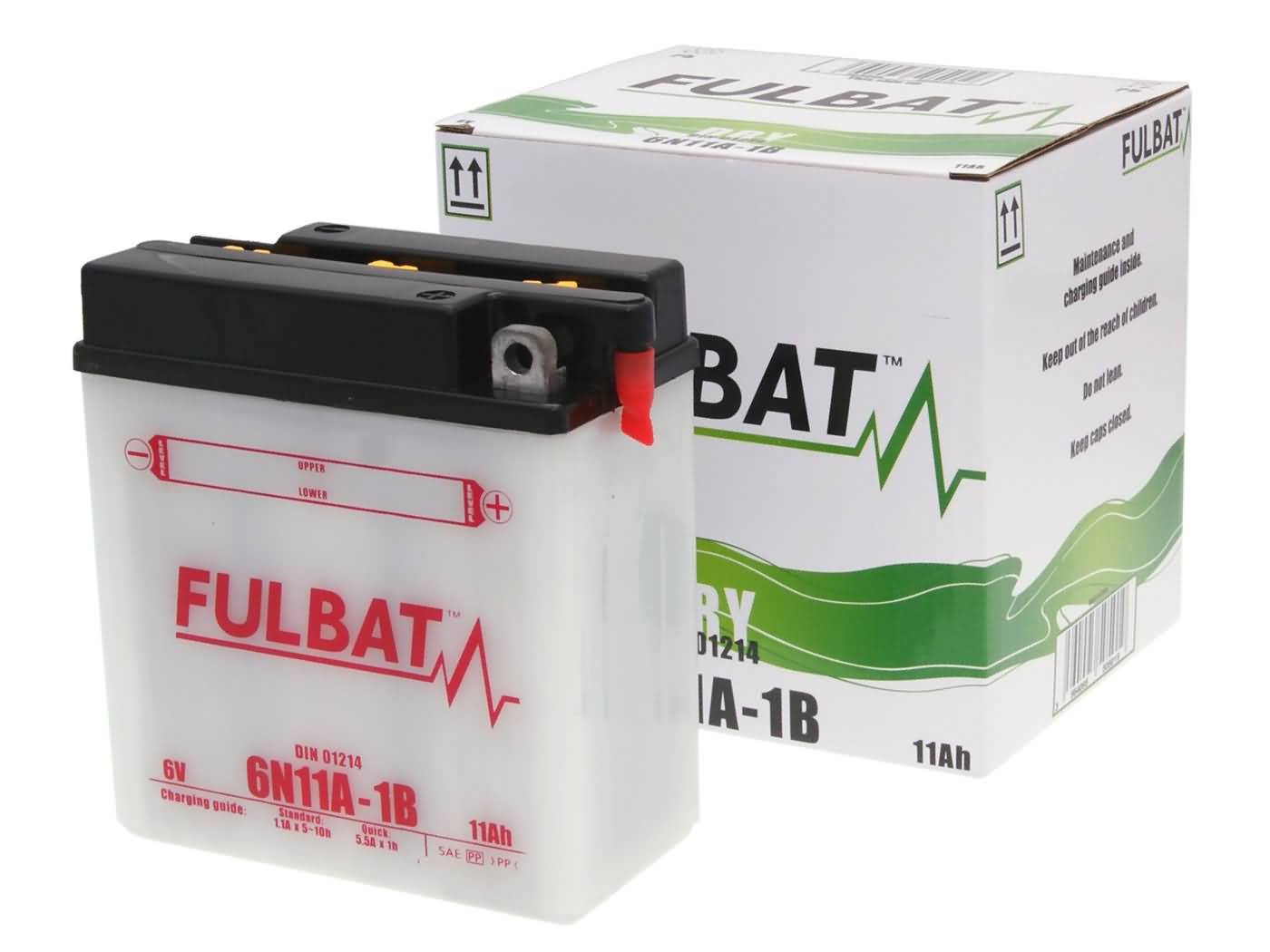 Fulbat 6V 6N11A-1B DRY Batterie