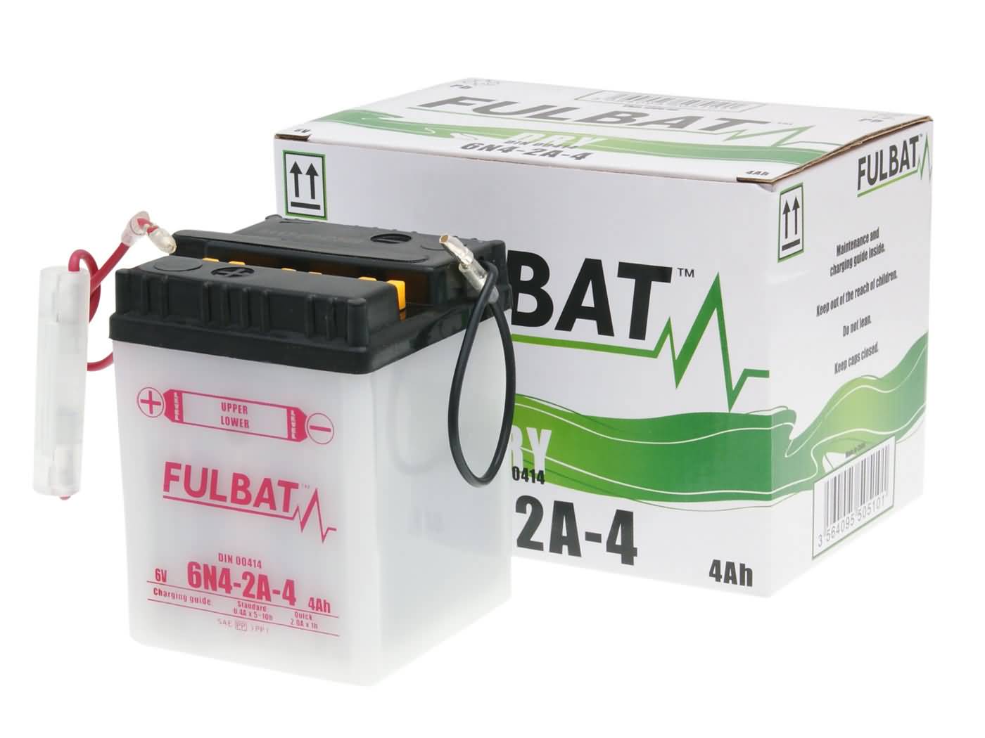 Fulbat 6V 6N4-2A-4 DRY Batterie