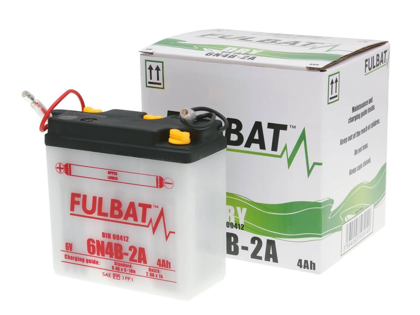 Fulbat 6V 6N4B-2A DRY Batterie