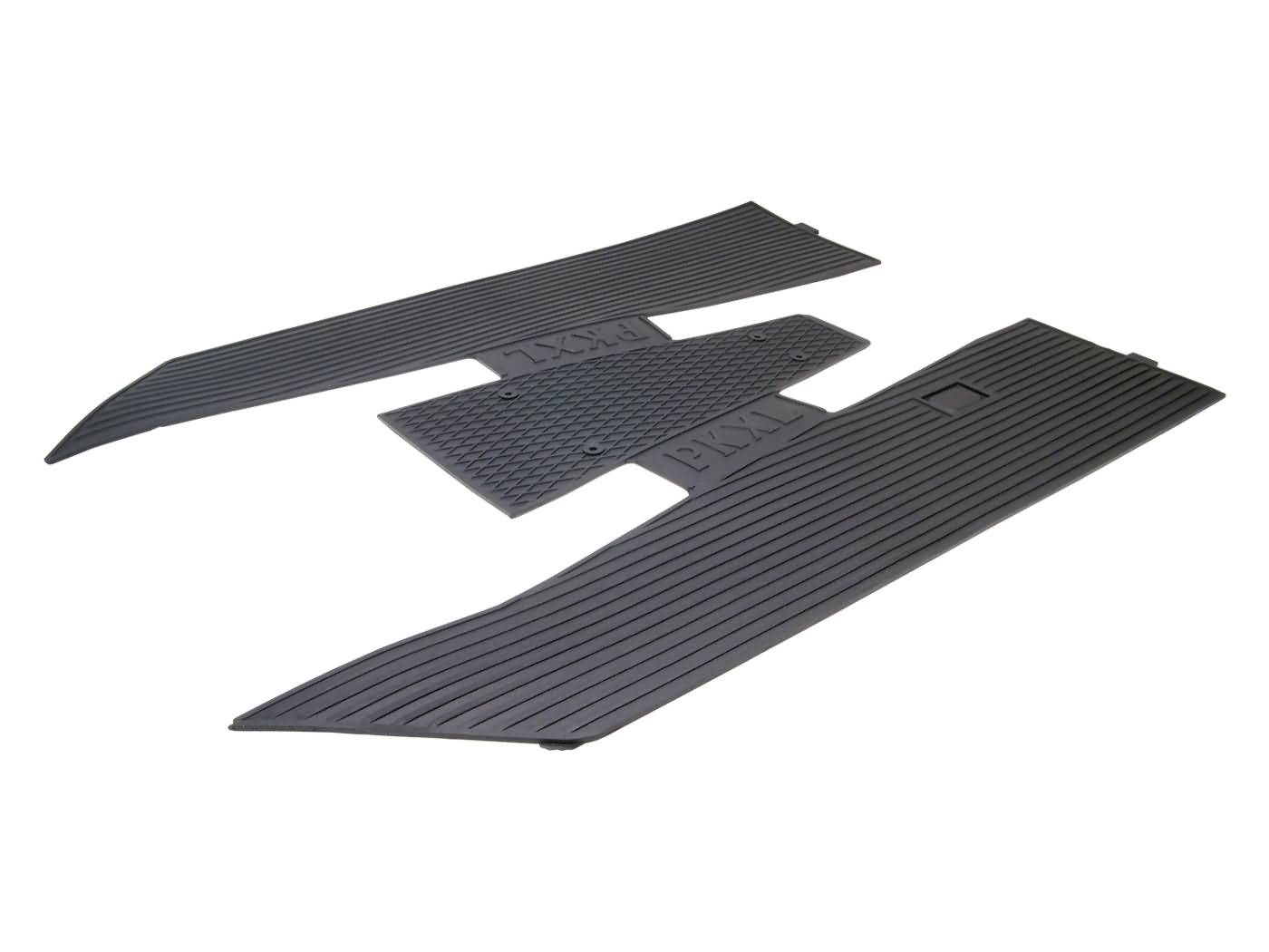 Schwarze Fußmatte für Vespa PK 50, 100, 125 FL