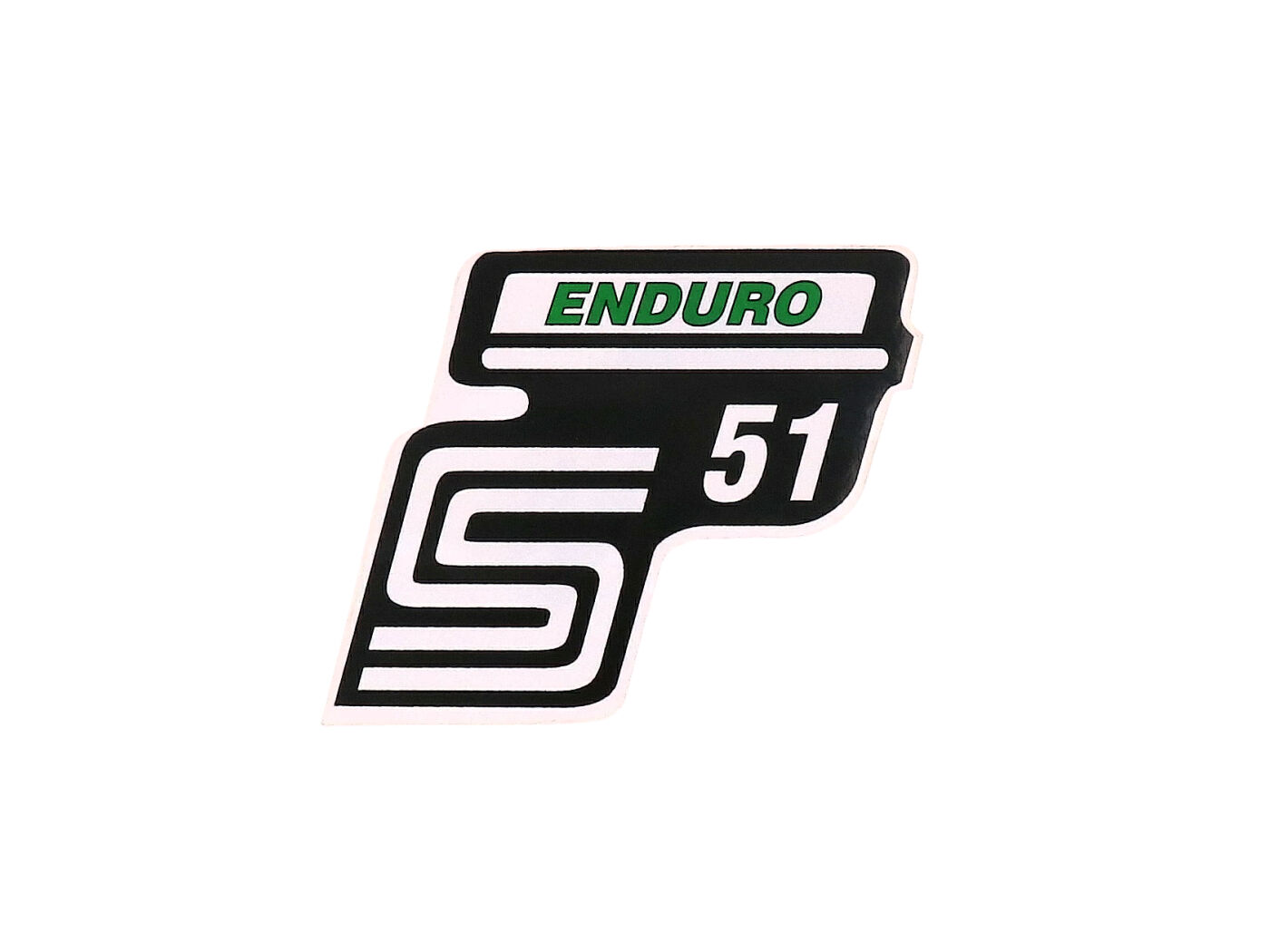 S51 Enduro Folie grün für Simson S51