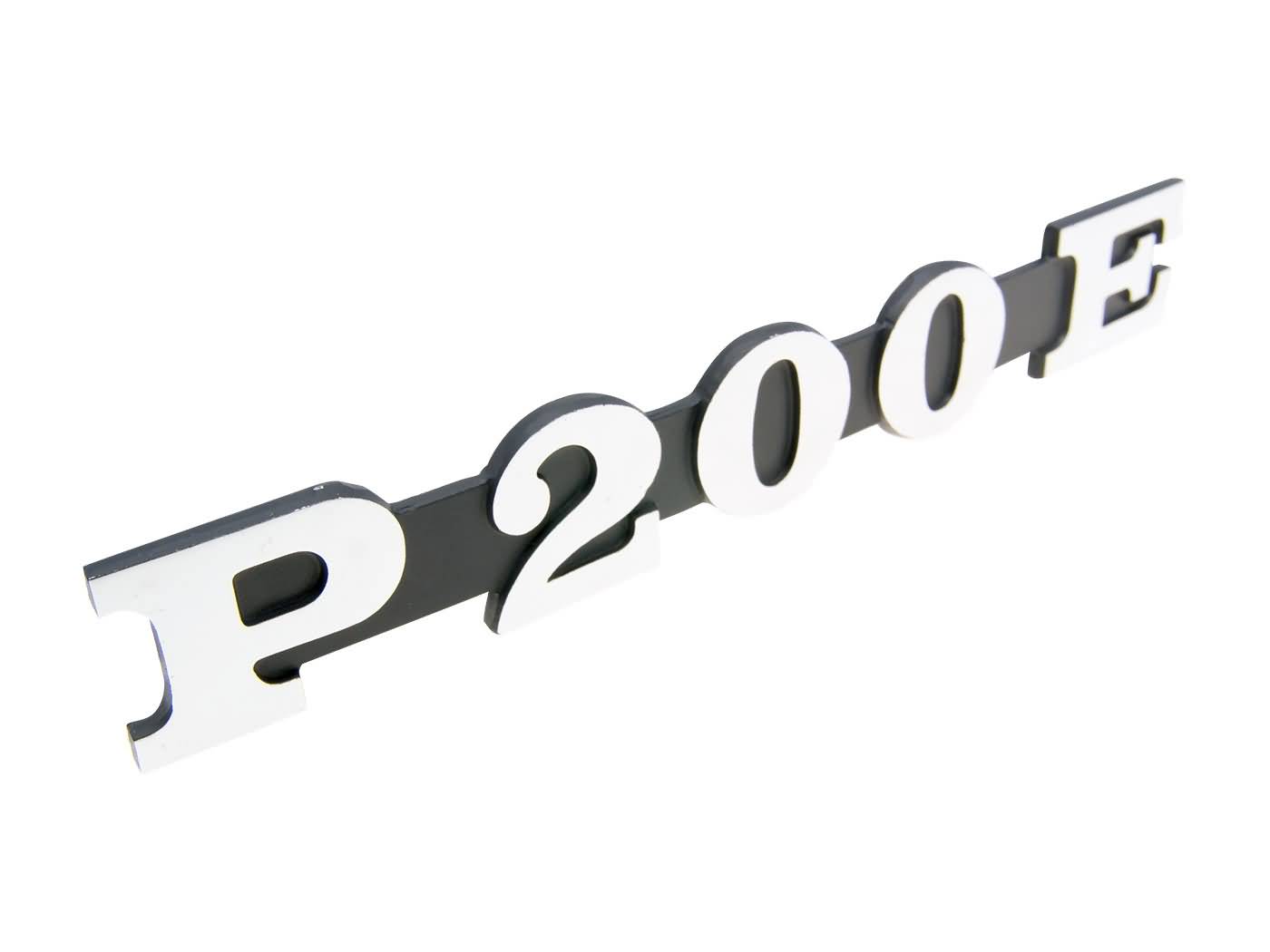Schild P200E für Vespa P 200 E