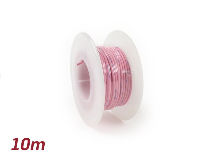 Elektrokabel 0,85mm² 10m Rosa