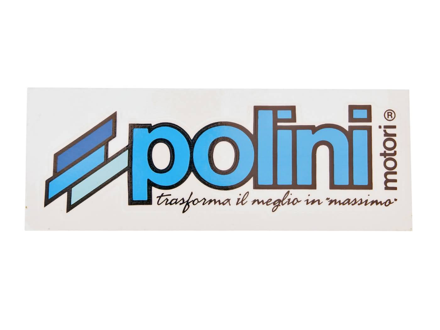 Aufkleber Polini PVC Logo 100x34cm