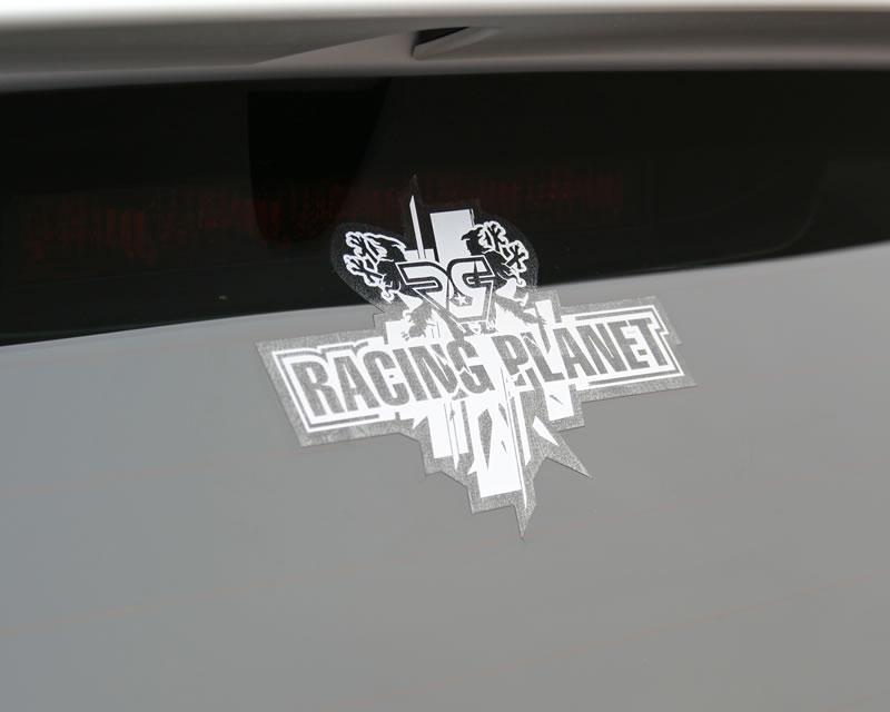 Racing Planet Aufkleber 130x105mm weiß