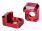 Kettenspanner Gleitstück Set Doppler rot für Rieju MRT 18-, Peugeot XPS, XP7