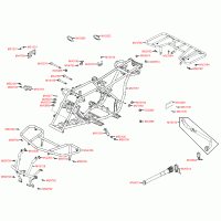 F20 Rahmen Chassis & Gepäckträger