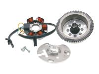 Lichtmaschine / Zündung inkl. Rotor OEM für Piaggio / Derbi Motor D50B0 E-Start