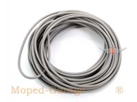 Kabel 5m Grau 0,5qmm für Mofa Moped Mokick