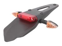 Kennzeichenträger mit Rücklicht LED rot und Blinker für Supermotard, Enduro