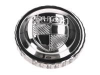 Tankdeckel Bajonett verchromt mit Puch-Logo für Puch Maxi
