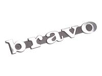 Schild / Schriftzug "bravo" zum Stecken für Piaggio Bravo, Vespa Bravo