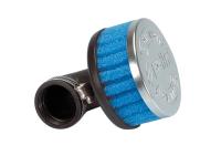 Luftfilter Polini Special Air Box Filter kurz 34mm 90° blau