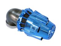 Luftfilter Polini Blue Air Box 46mm 90° blau-schwarz