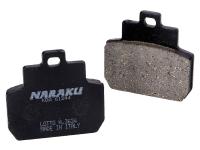 Bremsbeläge Naraku organisch für Gilera RC 500i, Piaggio MP3, X8, X9, Vespa GTV