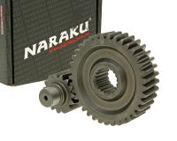 Getriebe sekundär Naraku Racing 15/37 +20% für GY6 125/150ccm 152/157QMI